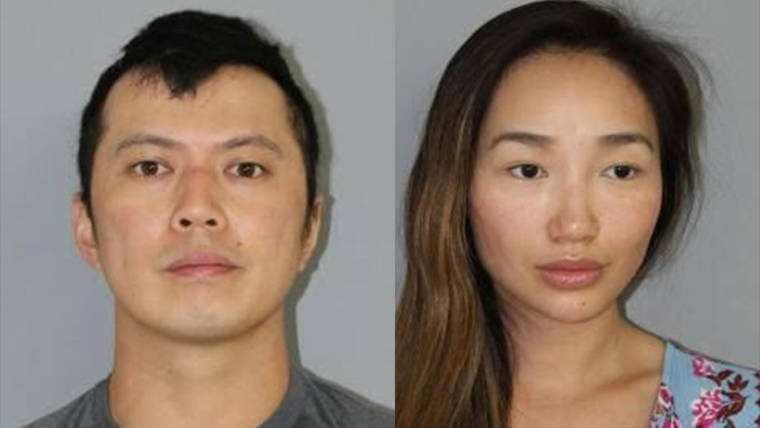 COURTESY HAWAII HOTEL VISITOR INDUSTRY SECURITY ASSOCIATION
                                Edwin Htun, 33, and Kimberly Kim Tien, 34, were arrested and expelled from Hawaii after allegedly violating the state’s 14-day quarantine orders for visitors.