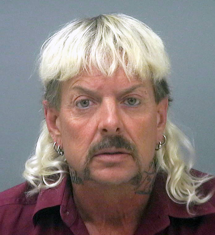 SANTA ROSA COUNTY JAIL VIA ASSOCIATED PRESS
                                This undated file photo shows Joseph Maldonado-Passage, also known as Joe Exotic. A federal judge in Oklahoma has awarded ownership of the zoo made famous in Netflix’s “Tiger King” docuseries to Joe Exotic’s rival, Carole Baskin.
