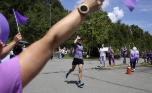 ASSOCIATED PRESS
                                Nursing home workers cheer as Corey Cappelloni completes his seventh ultramarathon in seven days in Scranton, Pa., Friday. Cappelloni ran roughly 218 miles from Washington, D.C., to Scranton to visit his 98-year-old grandmother and raise awareness for older adults in isolation amid the coronavirus pandemic.