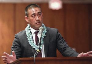 BRUCE ASATO / JAN. 15
                                Kauai Mayor Derek Kawakami said the seven people who tested positive for COVID-19 are related to a person who tested positive on Thursday, which became Kauai’s first positive case for the virus in 10 weeks.