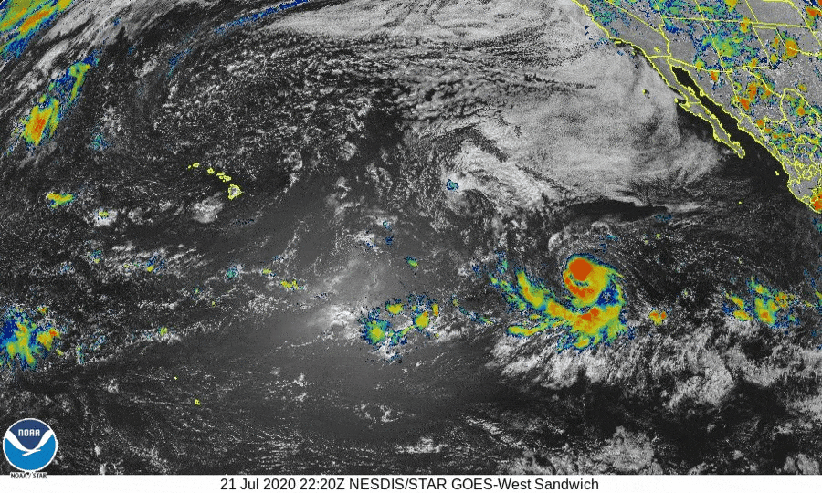 COURTESY NOAA
                                Tropical Storm Douglas.