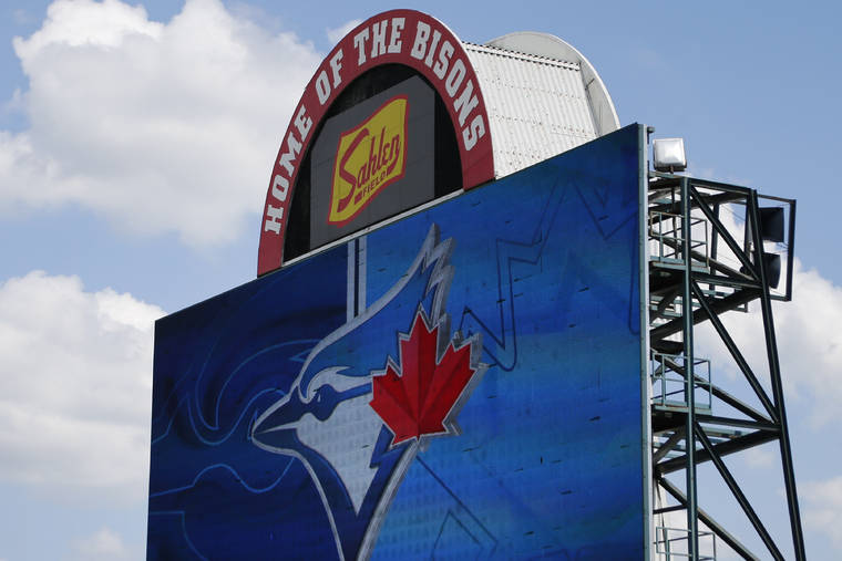 ASSOCIATED PRESS
                                The Toronto Blue Jays will play their 2020 home games at Sahlen Field, their Triple-A affiliate, the team announced Friday.