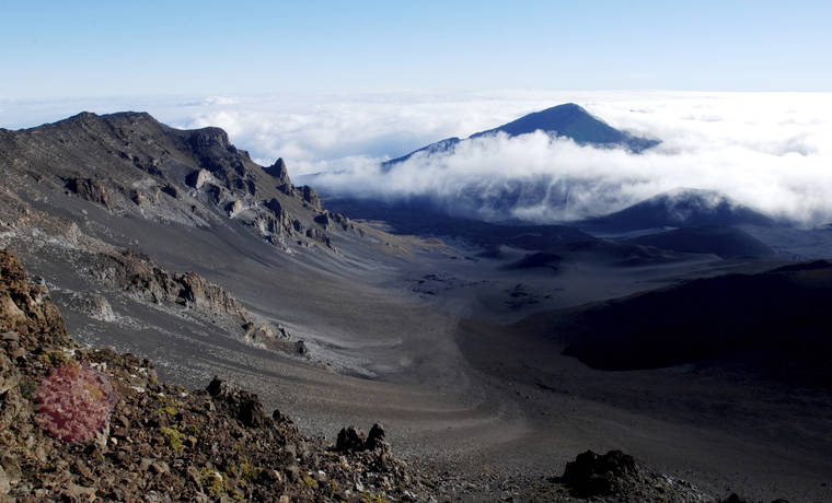 ASSOCIATED PRESS / FEBRUARY 1, 2017
                                Clouds hang below the summit of Haleakala.
