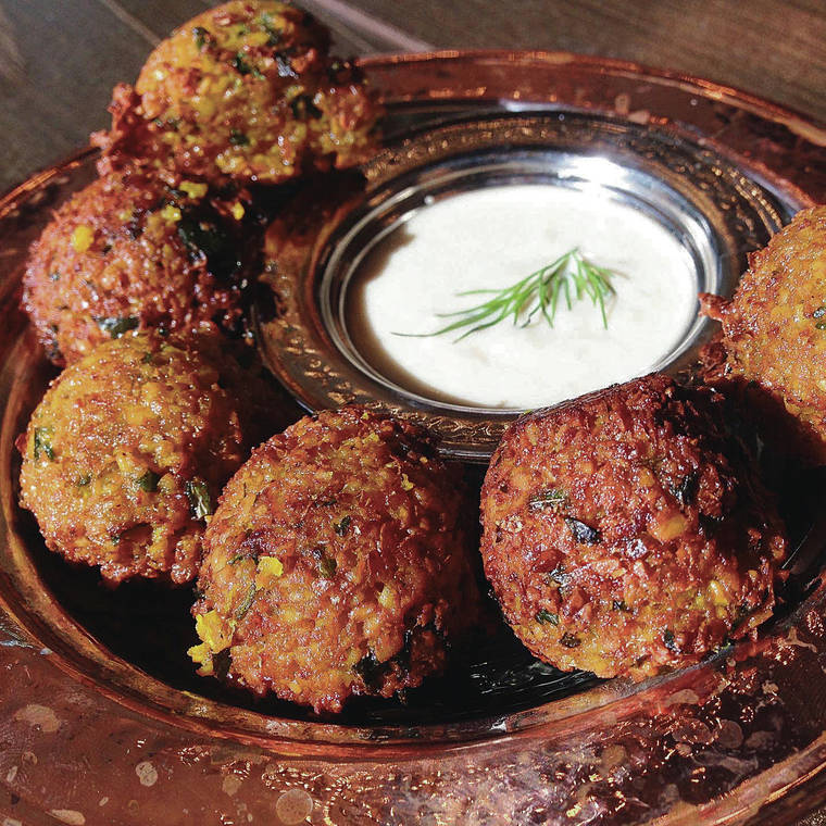 PHOTOS BY NADINE KAM / SPECIAL TO THE STAR-ADVERTISER
                                Among Istanbul’s most intriguing dishes is falafel made with crunchy organic chickpeas.