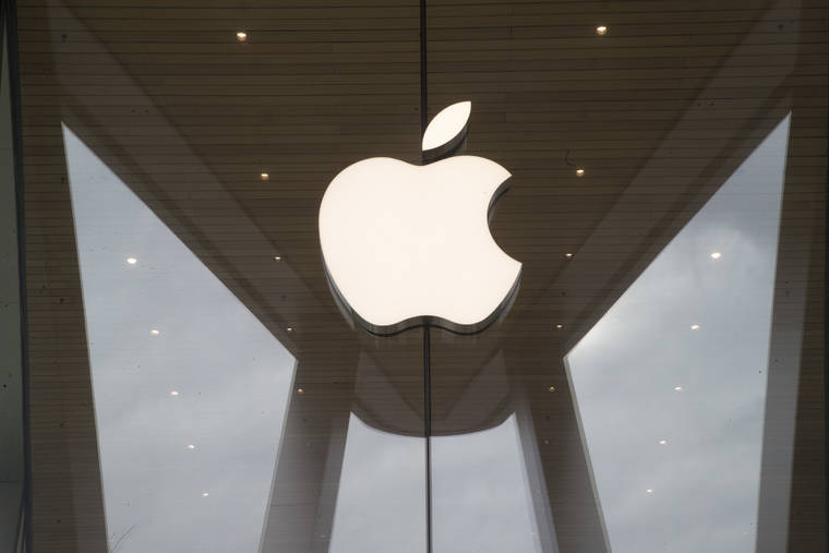 ASSOCIATED PRESS / JAN. 3, 2019
                                The Apple logo is displayed at the Apple store in the Brooklyn, New York, in 2019. Apple Inc.’s planned stock split in the wake of the surge in its shares and strong earnings is stirring more bets on the company this week, analysts say.