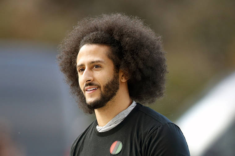 ASSOCIATED PRESS
                                Free-agent quarterback Colin Kaepernick arrived for a workout, in Nov. 2019, for NFL football scouts and media in Riverdale, Ga. The U.S. Navy is investigating a video in which military work dogs attacked a “Colin Kaepernick stand-in” during a demonstration at a Navy Seal Museum fundraiser.