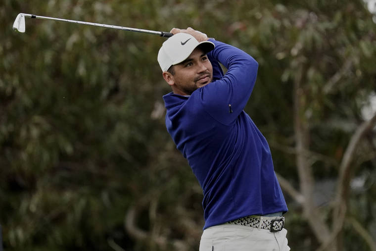 ASSOCIATED PRESS
                                Jason Day of Australia, watches his tee shot on the 10th hole during the first round of the PGA Championship golf tournament at TPC Harding Park today in San Francisco.