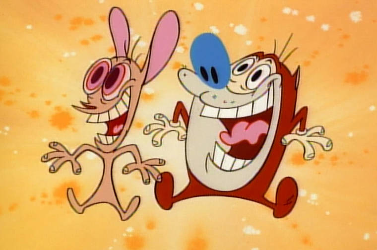 COURTESY VIACOMCBS
                                The title characters from the animated series “The Ren & Stimpy Show.” Comedy Central announced a reimagining of the 1990s cult hit.