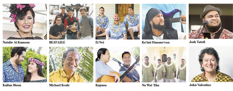COURTESY PHOTOS
                                Voting to select the finalists and determine the winner was conducted earlier this summer. The winner will be announced at the 43rd Annual Na Hoku Hanohano Awards show, which will be held as a virtual event on an undetermined date in October.