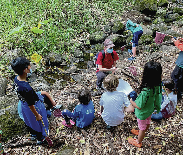 COURTESY HAWAI‘I NATURE CENTER
                                Kids participate in a summer camp at Hawai‘i Nature Center.