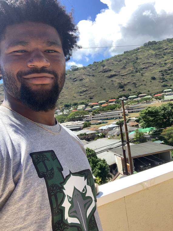 COURTESY DIOR SCOTT
                                University of Hawaii receiver Dior Scott’s journey at Laney College was among the most compelling storylines of Netflix’s fifth season of “Last Chance U.” Scott joined the Rainbow Warriors as a walk-on in January.