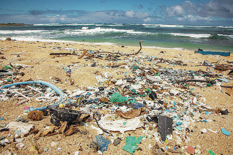 COURTESY RAFTOGRAPHY/SUSTAINABLE COASTLINES HAWAII
                                Kamilo Beach, aka Plastic Beach, is impaired by plastic pollution.