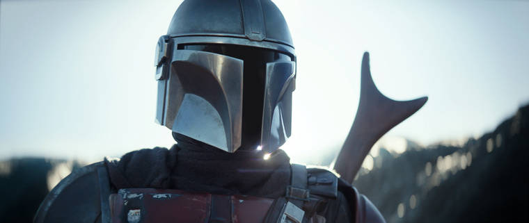 DISNEY PLUS VIA AP
                                This image released by Disney Plus shows Pedro Pascal in a scene from “The Mandalorian.” An announcement on the Star Wars Twitter account Wednesday said new episodes would be available on Disney+ starting on Oct. 30.
