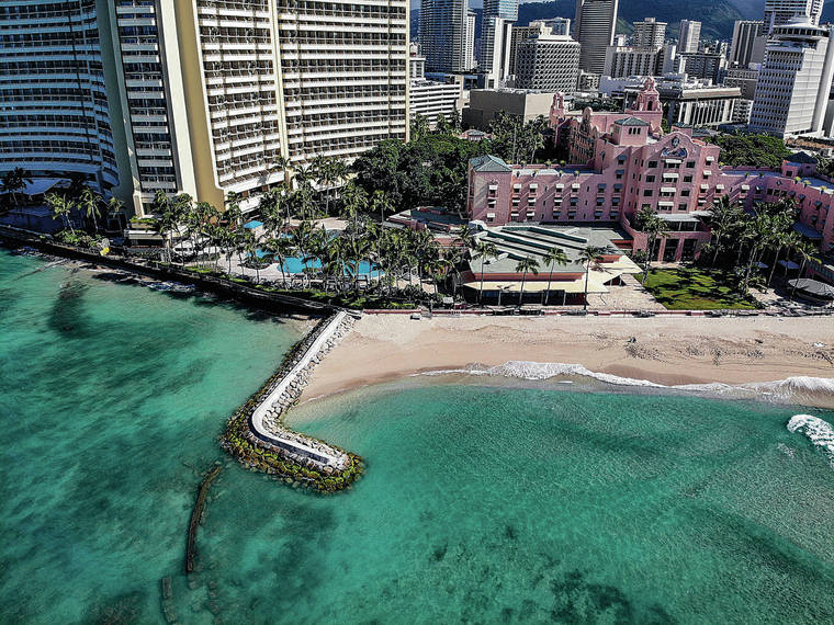 New Royal Hawaiian Groin Is First Of Several Planned For Waikiki Honolulu Star Advertiser