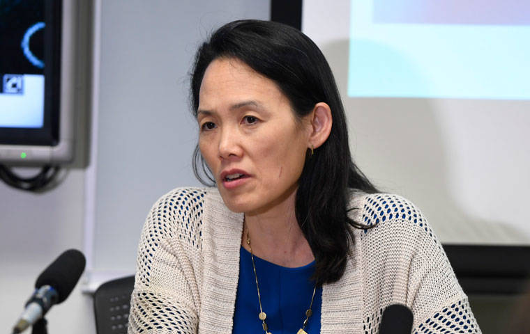 BRUCE ASATO / FEB. 10
                                State Epidemiologist Dr. Sarah Park has been placed on paid leave.