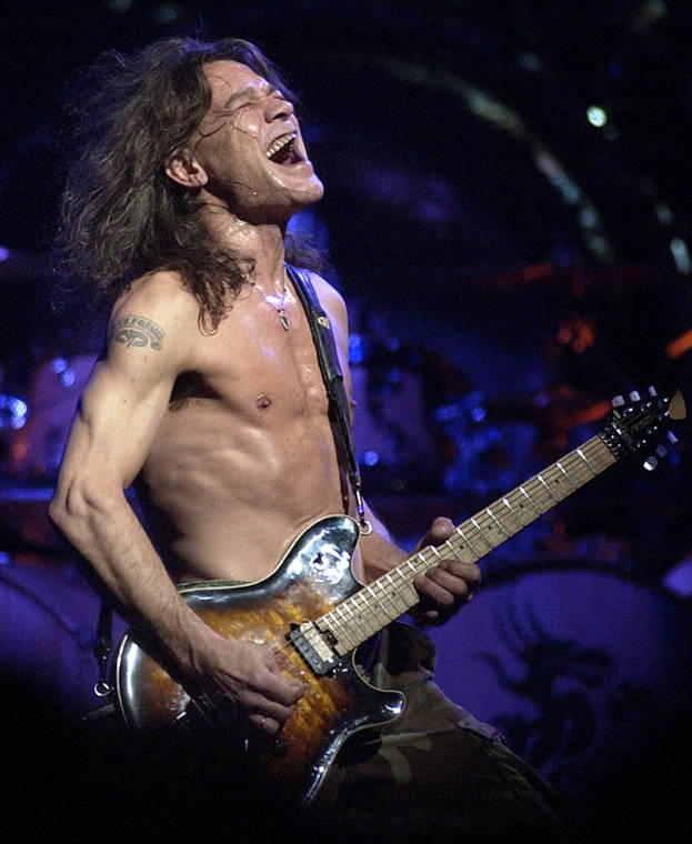 ASSOCIATED PRESS / 2004
                                Van Halen guitarist Eddie Van Halen performed in Phoenix. Van Halen, who had battled mouth cancer, died. He was 65.