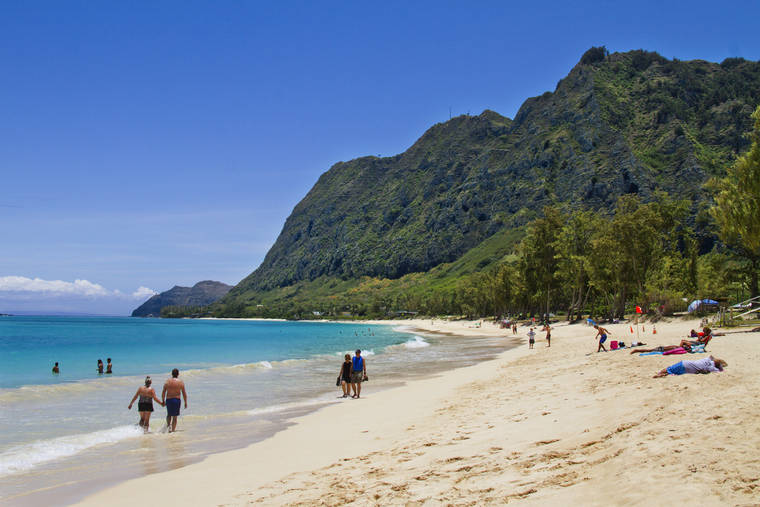 STAR-ADVERTISER / 2015
                                Beachgoers enjoyed Waimanalo Beach Park on Oahu. Hawaii is set to receive more than $1.5 million in federal funding to support improvements to city and state parks on Oahu, Kauai and Maui, according to U.S. Sen. Mazie K. Hirono.