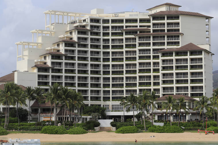 JAMM AQUINO / JAQUINO@STARADVERTISER.COM
                                Ko Olina master developer Jeff Stone’s company, The Resort Group, announced Monday that it has sold its interest in the Four Seasons Resort Oahu to its partner Henderson Land Group for an undisclosed price.