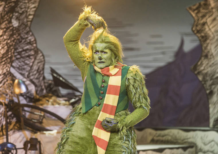 COURTESY NBC
                                Matthew Morrison as the Grinch in a scene from “Dr. Suess’ The Grinch Musical,” airing Dec. 9 on NBC.