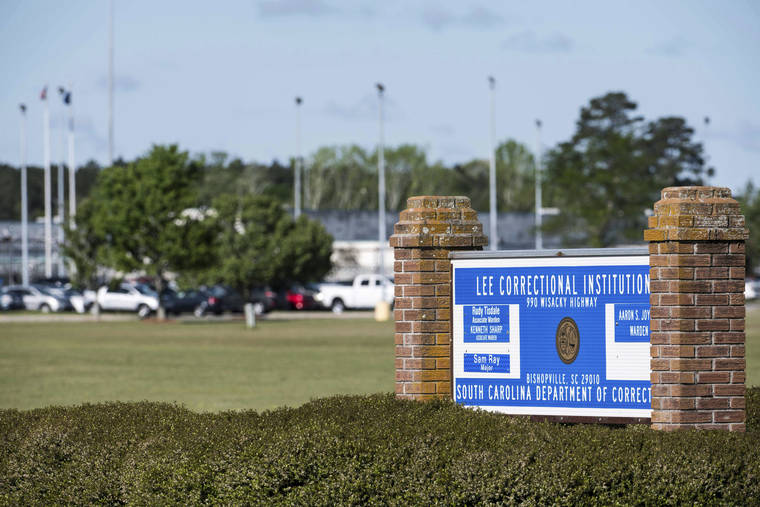 ASSOCIATED PRESS / 2018
                                A sign outside the Lee Correctional Institution in Bishopville, S.C.