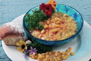 Ulu-corn chowder. Courtesy Hawaii Ulu Cooperative.