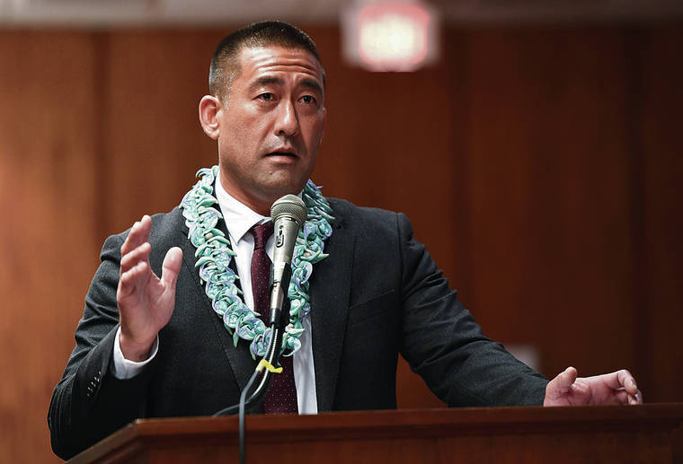 STAR-ADVERTISER
                                Kauai mayor Derek Kawakami says the county sought to have a mandatory post-travel test with a shorter quarantine, but was denied.