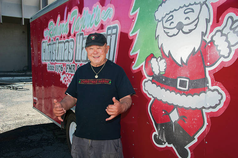 STAR-ADVERTISER / NOVEMBER 2017
                                Richard Tajiri wanted to bring Christmas trees to Hawaii for 50 years. He died in January, seven years short of his goal. His family plans to continue his tradition and make the 50-year goal for him.