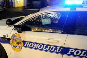Honolulu police patrol car