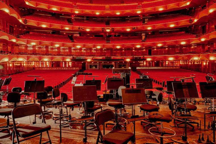 NEW YORK TIMES / SEPTEMBER 14
                                The orchestra pit at The Metropolitan Opera House in New York.