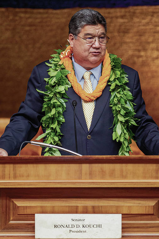 STAR-ADVERTISER
                                <strong>Ron Kouchi: </strong>
                                <em>The state Senate president says court challenges will stymie furloughs </em>