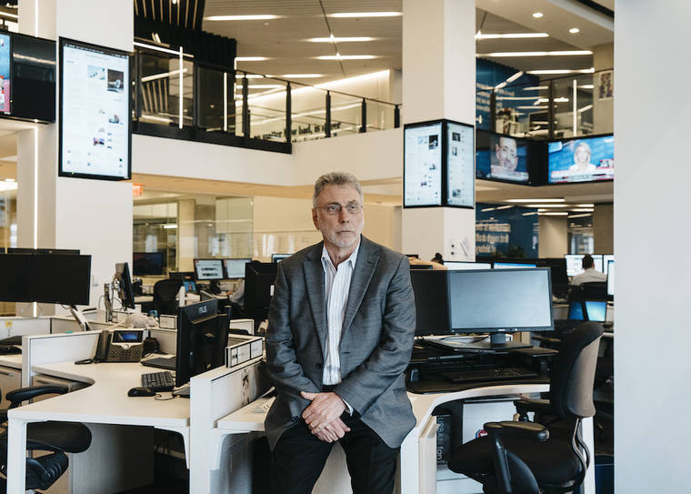 JUSTIN T. GELLERSON/THE NEW YORK TIMES / 2017
                                Martin Baron, executive editor of The Washington Post, in the newspaper’s newsroom in Washington. Baron will retire at the end of February, the publication announced today.