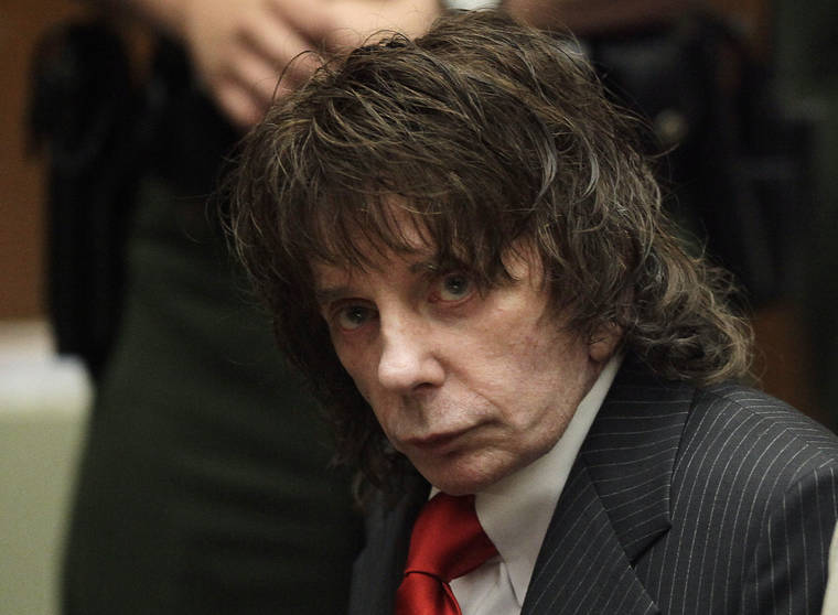 ASSOCIATED PRESS / MAY 29, 2009
                                Music producer Phil Spector sits in a courtroom for his sentencing in Los Angeles in 2009. Spector, the eccentric and revolutionary music producer who was later convicted of murder, died Saturday at age 81.