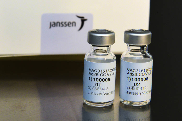 CHERYL GERBER/JOHNSON & JOHNSON VIA ASSOCIATED PRESS
                                The investigational Janssen COVID-19 vaccine, as seen in Sept. 2020. Johnson & Johnson’s long-awaited COVID-19 vaccine appears to protect against symptomatic illness with just one shot — not as strong as some two-shot rivals but still potentially helpful for a world in dire need of more doses.