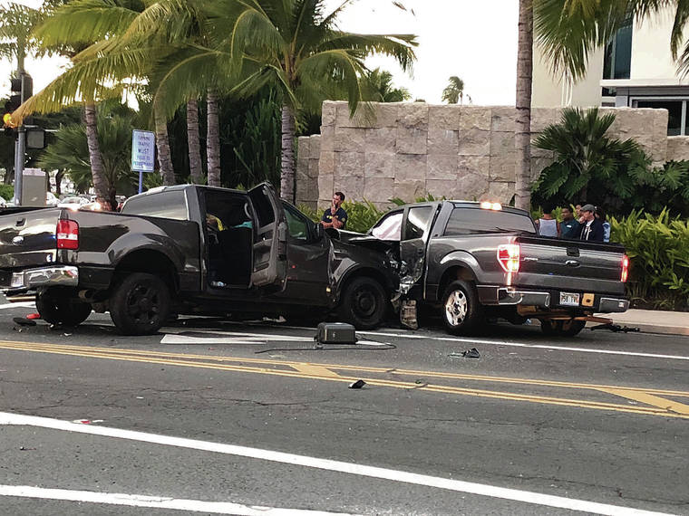 CINDY ELLEN RUSSELL / 2019
                                Three people were killed and four others injured during a crash Jan. 28, 2019, at Kamakee Street and Ala Moana Boulevard.