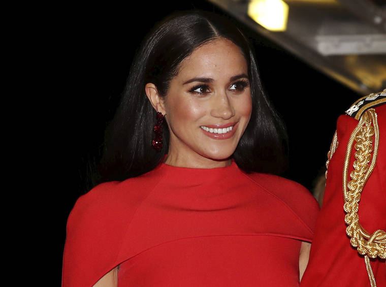SIMON DAWSON/POOL VIA ASSOCIATED PRESS
                                Meghan, Duchess of Sussex with Prince Harry arrived at the Royal Albert Hall in London, in March 2020, to attend the Mountbatten Festival of Music. A British judge ruled, today, that a newspaper invaded Duchess of Sussex’s privacy by publishing a personal letter to her estranged father.