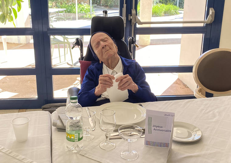 World’s second-oldest person, who survived COVID-19, toasts 117th birthday with wine and prayer