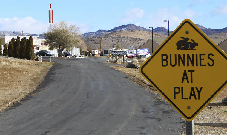 ASSOCIATED PRESS / 2019
                                The Moonlite Bunny Ranch brothel is seen in Lyon County east of Carson City, Nev. For nearly a year, Nevada’s legal brothels have been shuttered due to the coronavirus, leaving sex workers trying to pay their bills turning to alternatives like offering “virtual dates” online or non-sexual escort services.