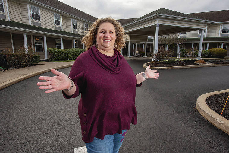 COURTESY PHILADELPHIA INQUIRER / TNS
                                Rachel Kaufman is the activities director at Brandywine Living at Dresher Estates in Dresher, Pa.