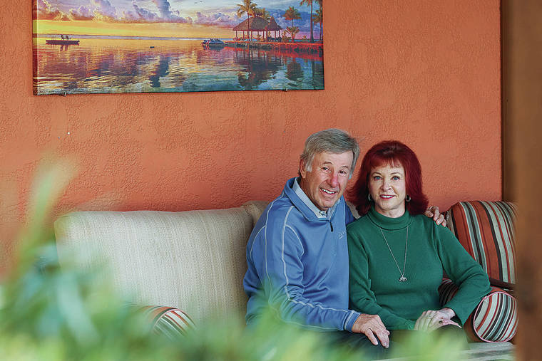 NEW YORK TIMES
                                Jim and Cheryl Drayer, retirees and seasoned travelers, at their home in Dallas. The Drayers both have received the second dose of their COVID-19 vaccinations, and in March, armed with their new antibodies, they are heading to Maui for a vacation.