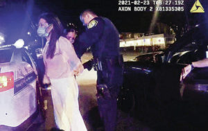 HONOLULU POLICE DEPARTMENT
                                A Honolulu Police Department officer’s body-worn camera recorded the DUI arrest of state Rep. Sharon Har on Feb. 22.