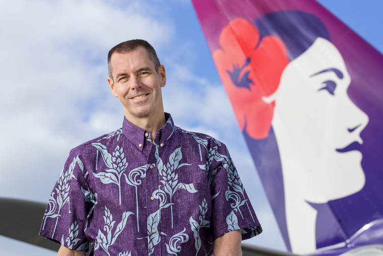 STAR-ADVERTISER / 2018
                                Hawaiian Airlines President and CEO Peter Ingram