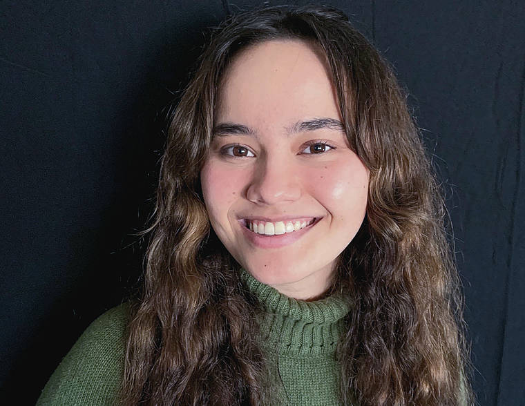 COURTESY TAYLOR COZLOFF
                                Taylor Cozloff will represent Hawaii in the Poetry Out Loud National Finals in May when she’ll compete virtually against students from the other 49 states, the District of Columbia, Puerto Rico, the U.S. Virgin Islands, Guam and American Samoa.