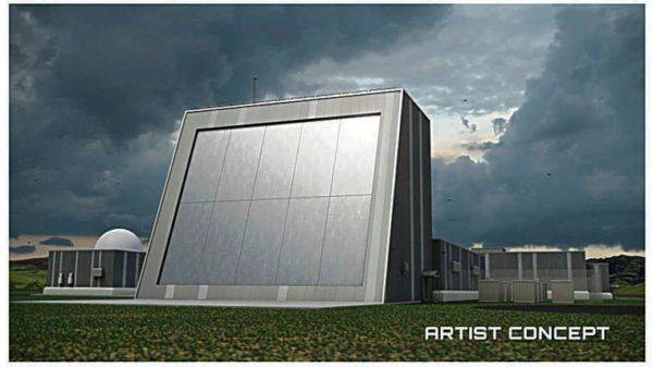 COURTESY MISSILE DEFENSE AGENCY
                                Here is an artist’s rendering of what the Homeland Defense Radar-Hawaii could look like.