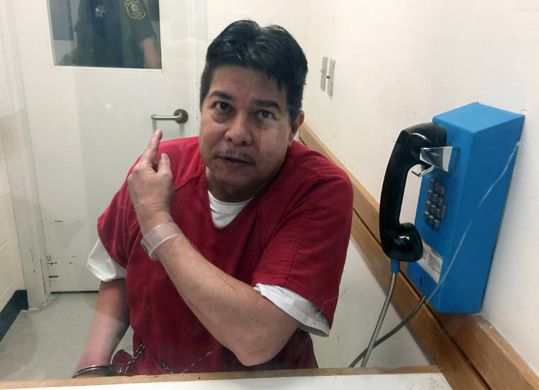ASSOCIATED PRESS / 2017
                                Escaped hospital patient Randall Saito has spent decades in the Hawaii State Hospital for killing a woman. He was sentenced Thursday to five years in prison for escaping from the facility in 2017 and flying to California before he was captured.