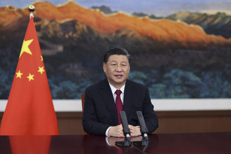 XINHUA NEWS AGENCY VIA ASSOCIATED PRESS / APRIL 20
                                Chinese President Xi Jinping delivers a keynote speech via video for the opening ceremony of the Boao Forum for Asia (BFA) Annual Conference, in Beijing.