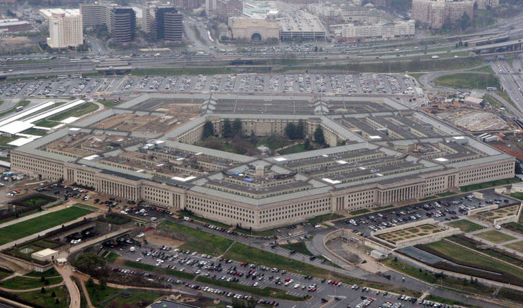 ASSOCIATED PRESS
                                The Pentagon was seen in this aerial view, in March 2008, in Washington. Officials said the Pentagon is reconsidering how to make a massive shift to cloud computing, suggesting the possibility that it could scrap a contract potentially worth $10 billion.