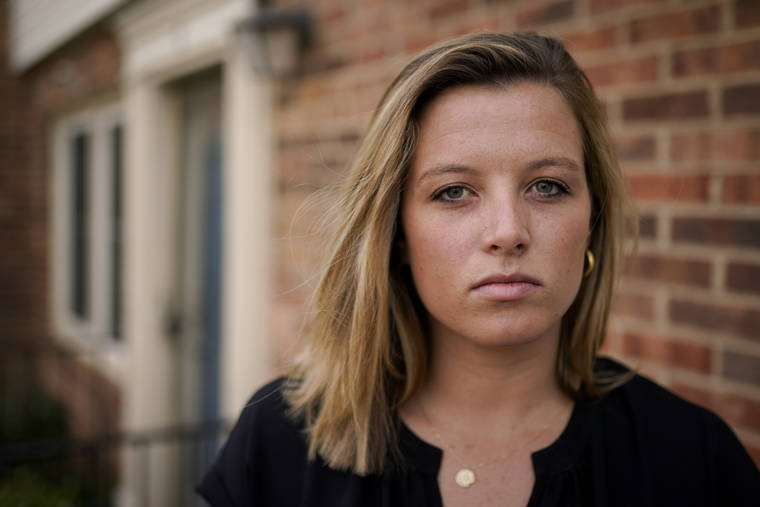 ASSOCIATED PRESS
                                Shannon Keeler posed for a portrait in the United States, April 7. A series of online messages from a long-ago schoolmate has Keeler, a Gettysburg College graduate, trying again to get authorities to make an arrest in her 2013 sexual assault.