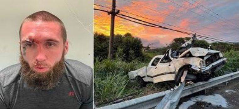 MAUI COUNTY POLICE DEPARTMENT
                                Police arrested Holden T. Bingham, 30, on suspicion of manslaughter, operating a vehicle under the influence of drugs, auto theft, driving without a license, reckless driving and contempt of court on Thursday.