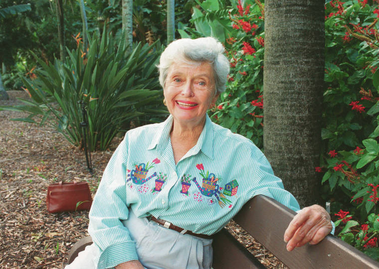 STAR-ADVERTISER / 1999
                                Former Honolulu Star-Bulletin writer Lois Taylor died April 23 in Colorado at age 96.