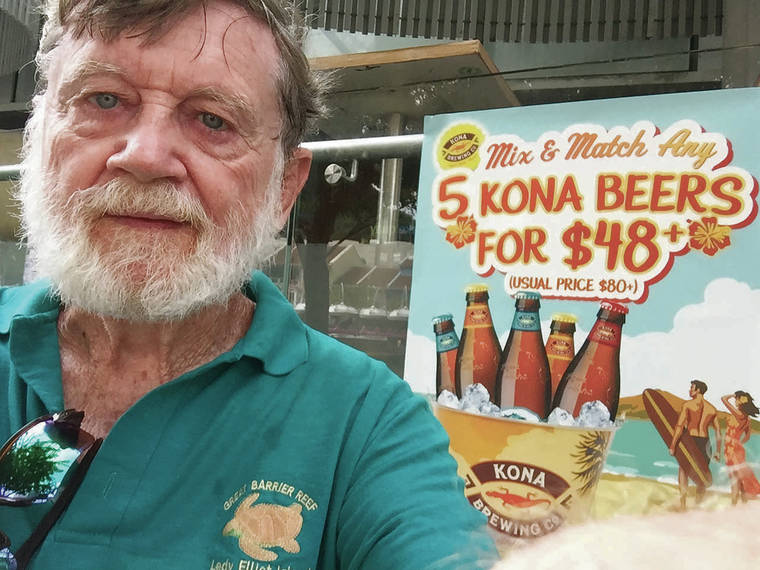 During a trip to Singapore, Kaneohe resident George S. Losey spotted this deal for a bucket of Kona Brewing Co. beers on ice. He said it was great to have a cold Longboard lager on a hot day.